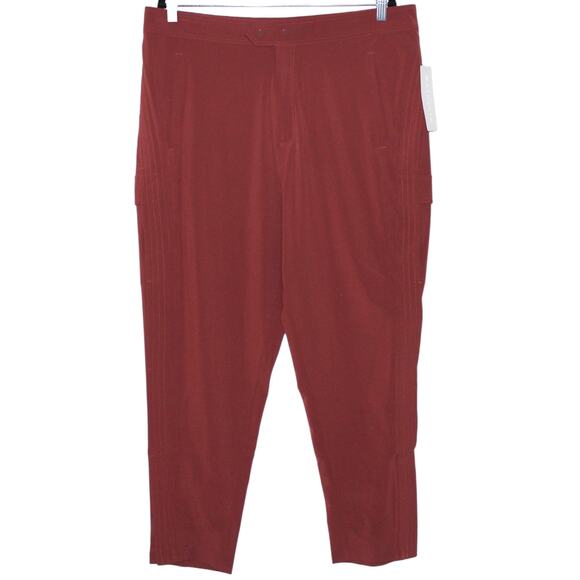 Athleta Uptown Ankle Pant Cognac Brown Size 16 NWT - Picture 2 of 5